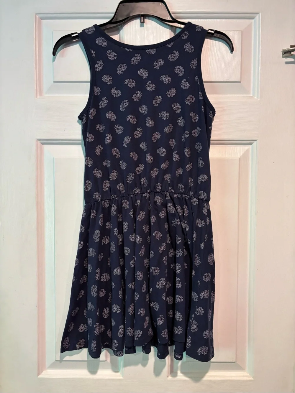 GAP Navy Paisley Sleeveless Casual Dress